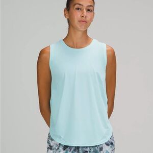 Lululemon High Neck Split Hem Run Tank